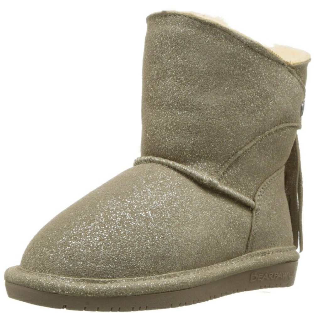 🐻NIB BearPaw Mia Boots Sz12 Pewter Distressed 🐻